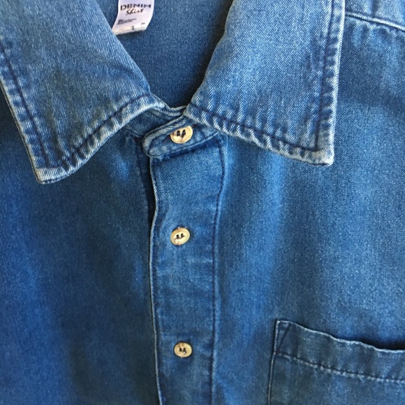 American Apparel Other - denim long sleeve button dawn men’s shirt